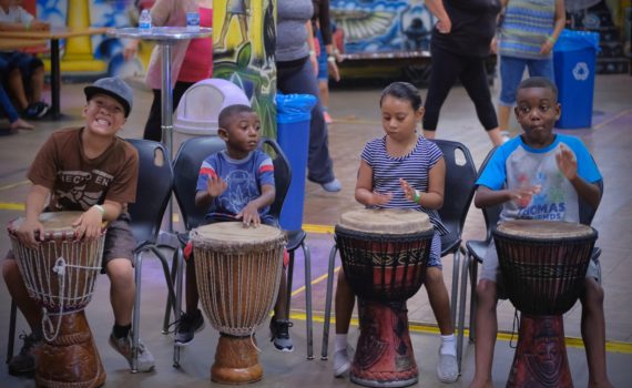 World Beat Center kids