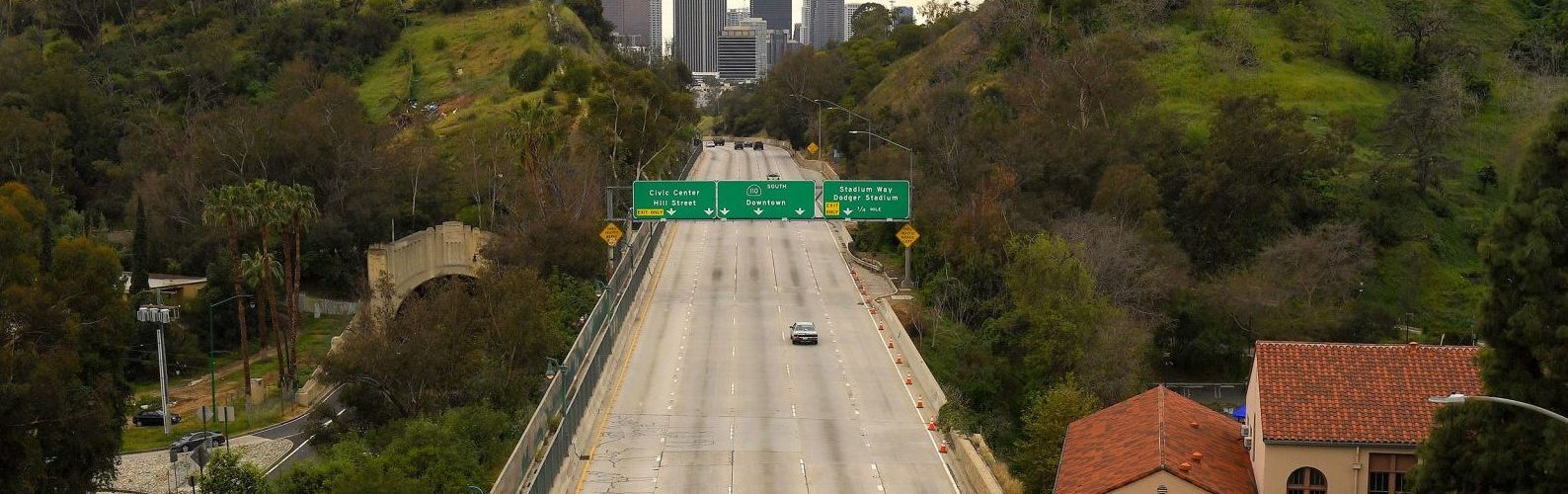 Highway with No Cars