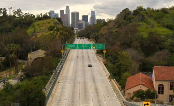 Highway with No Cars